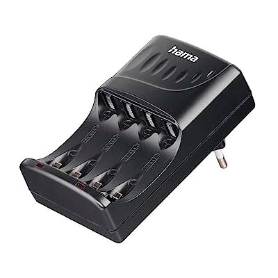 Hama 00223551 Batteriladdare - Kompatibel med NiMH AA och AAA - Automatiskt timer - Svart Hama 00223551 Batteriladdare - Kompatibel med NiMH AA och AAA - Automatiskt timer - Svart