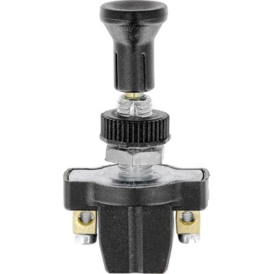 Restagraf Dragbrytare, 2 terminaler, 8,3 mm borrdiameter, 0,7 till 7,5 mm ep. Inläggning, 12 V, 10A, set med 1 Restagraf Dragbrytare, 2 terminaler, 8,3 mm borrdiameter, 0,7 till 7,5 mm ep. Inläggning, 12 V, 10A, set med 1