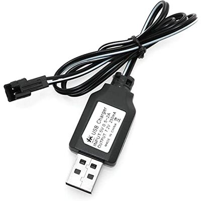 YUNIQUE GREEN-CLEAN-POWER USB-Laddkabel SM-2P 250mAh För 7.2V Ni-Mh Batterier till RC Bilar, RC Helikoptrar Snabbladdning, Mer än 18 Minuters Speltid, sm-2p laddare, Plast YUNIQUE GREEN-CLEAN-POWER USB-Laddkabel SM-2P 250mAh För 7.2V Ni-Mh Batterier till RC Bilar, RC Helikoptrar Snabbladdning, Mer än 18 Minuters Speltid, sm-2p laddare, Plast