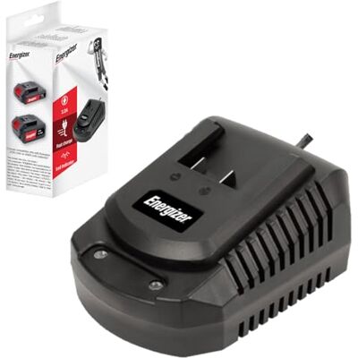 Energizer Batteriladdare 220–240 V – 2,2 A – kompatibel med 20 V litiumjonbatterier – kompakt, snabb och effektiv Energizer Batteriladdare 220–240 V – 2,2 A – kompatibel med 20 V litiumjonbatterier – kompakt, snabb och effektiv