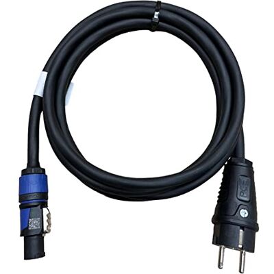 NWP strömkabel 3 m powerCON blå till 230 V Schuko-kontakt – 3 x 2,5 mm² – gummislangledning – NAC3FXXA-W-L Power-In (blå) NWP strömkabel 3 m powerCON blå till 230 V Schuko-kontakt – 3 x 2,5 mm² – gummislangledning – NAC3FXXA-W-L Power-In (blå)