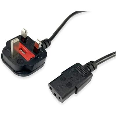 Velocraze Strömkabel 2 m kabel för anslutning av elektroniska enheter med UK-kontakt, perfekt för PC och annan utrustning. Velocraze Strömkabel 2 m kabel för anslutning av elektroniska enheter med UK-kontakt, perfekt för PC och annan utrustning.