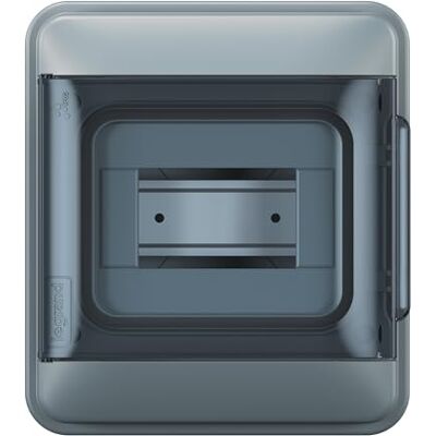 Legrand , Plexo S våtrumsfördelare, ytmonterad fördelare, skyddsklass: IP65-IK07, 1-rad, 6 moduler, mått: 200 x 177 x 106 (H x B x D i mm) med neutral ledare och skyddsledare klämlist, 601886 Legrand , Plexo S våtrumsfördelare, ytmonterad fördelare, skyddsklass: IP65-IK07, 1-rad, 6 moduler, mått: 200 x 177 x 106 (H x B x D i mm) med neutral ledare och skyddsledare klämlist, 601886