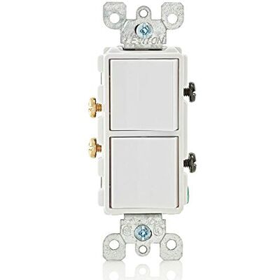 Leviton 15 A, 120/277 Volt, Decora Varumärke Style Single Pole/AC positioner enkelpolig kombinationsbrytare, kommersiell kvalitet Leviton 15 A, 120/277 Volt, Decora Varumärke Style Single Pole/AC positioner enkelpolig kombinationsbrytare, kommersiell kvalitet