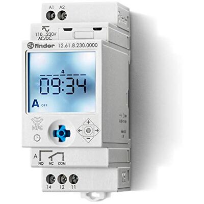 Finder 12.61.8.230.0000 relä strömförsörjning vit 16 A CE 110-230 V Finder 12.61.8.230.0000 relä strömförsörjning vit 16 A CE 110-230 V
