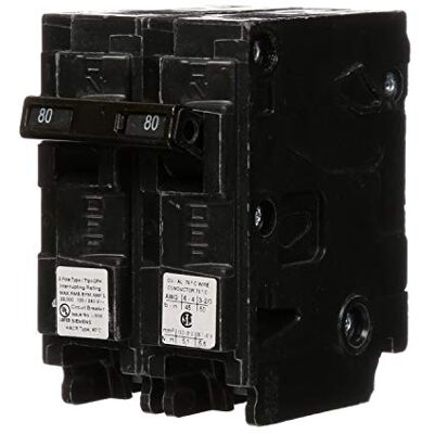 Siemens Q280h 80-amp dubbel pole 22 KA type förförstärkare strömbrytare Siemens Q280h 80-amp dubbel pole 22 KA type förförstärkare strömbrytare