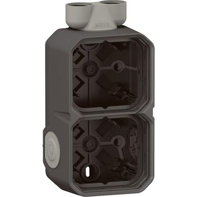 Legrand Ytbehandlingslåda IP55 - 2 Element, 2 Ingångar - Horisontell/Vertikal Legrand Ytbehandlingslåda IP55 - 2 Element, 2 Ingångar - Horisontell/Vertikal