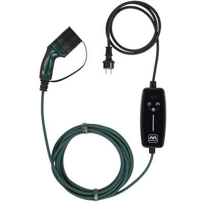 Masterplug Ev-Laddningskabel För El- Och Hybridfordon, 10 Meter, Mode 2, Schuko Eu-Kontakt Till Typ 2-Billaddare, 2,3 Kw, 10 A, Evcm221010G/Eu Masterplug Ev-Laddningskabel För El- Och Hybridfordon, 10 Meter, Mode 2, Schuko Eu-Kontakt Till Typ 2-Billaddare, 2,3 Kw, 10 A, Evcm221010G/Eu