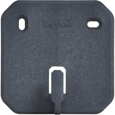 Legrand , Plexo New våtrum, bas för kabelupphängning, kompatibel med 069708L elbils-laddningsuttag, färg: antracit, 069494L Legrand , Plexo New våtrum, bas för kabelupphängning, kompatibel med 069708L elbils-laddningsuttag, färg: antracit, 069494L