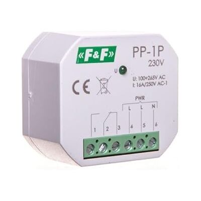 Superelektro PP1 230 - Elektromagnetiskt relä för kopplingsdosa Superelektro PP1 230 - Elektromagnetiskt relä för kopplingsdosa