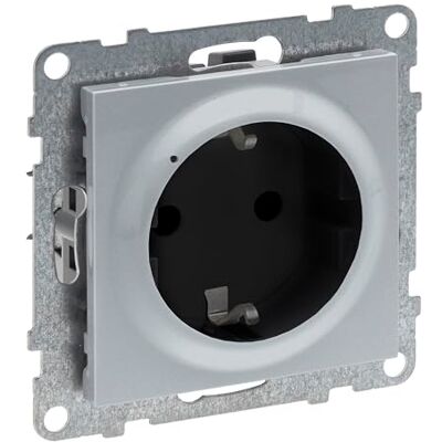Legrand , SEANO uttag anslutet till Netatmo, mätning av strömförbrukning, skruvar eller expansionskloor, automatiska klämmor, LED-skärm, Smart Home, 16 A, 3680 W, färg: aluminium, 765740 Legrand , SEANO uttag anslutet till Netatmo, mätning av strömförbrukning, skruvar eller expansionskloor, automatiska klämmor, LED-skärm, Smart Home, 16 A, 3680 W, färg: aluminium, 765740