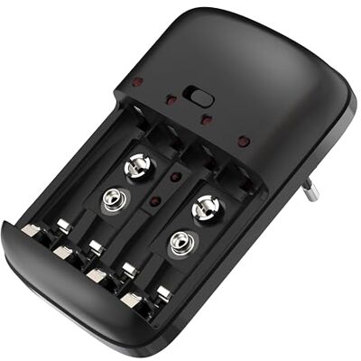 MKC -1292 AA/AAA/2 x 9 V Ni-Mh/Ni-CD, pålitlig och säker laddning för alla dina enheter MKC -1292 AA/AAA/2 x 9 V Ni-Mh/Ni-CD, pålitlig och säker laddning för alla dina enheter