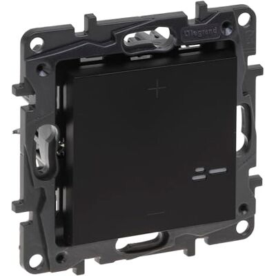 Legrand 398314A Universell tryckknapp för infälld installation Niloé Step sortiment, antracit Legrand 398314A Universell tryckknapp för infälld installation Niloé Step sortiment, antracit