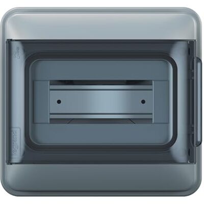 Legrand , Plexo S våtrumsfördelare, ytmonterad fördelare, skyddsklass: IP65-IK07, 1-rad, 8 moduler, mått: 200 x 213 x 106 (H x B x D i mm) med neutral ledare och skyddsledare klämlist, 601888 Legrand , Plexo S våtrumsfördelare, ytmonterad fördelare, skyddsklass: IP65-IK07, 1-rad, 8 moduler, mått: 200 x 213 x 106 (H x B x D i mm) med neutral ledare och skyddsledare klämlist, 601888