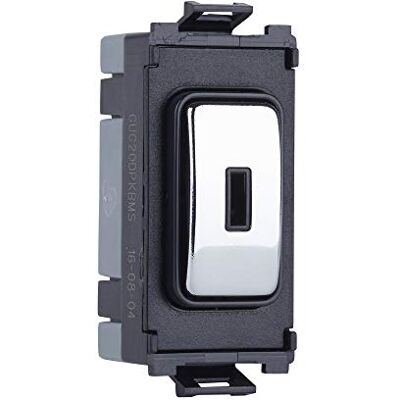 Schneider Electric GUG20DPKBMS Ultimate gallersystem 20 AX dubbelpolig nyckelbrytare modul polerad krom – paket med 6 Schneider Electric GUG20DPKBMS Ultimate gallersystem 20 AX dubbelpolig nyckelbrytare modul polerad krom – paket med 6