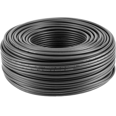 1aTTack.de 1 x 100 m – svart solkabel 6 mm² H1Z2Z2-K för solcellsanläggningar, halogenfri, UV-beständig, teninned koppar, XLPO-isolering, perfekt för PV-installationer 1aTTack.de 1 x 100 m – svart solkabel 6 mm² H1Z2Z2-K för solcellsanläggningar, halogenfri, UV-beständig, teninned koppar, XLPO-isolering, perfekt för PV-installationer