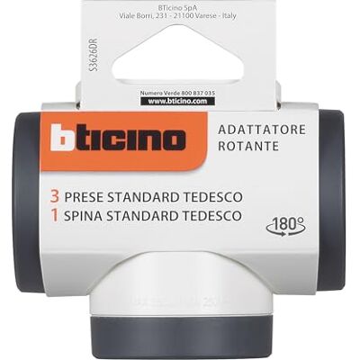 Bticino Ultra 3-Kontakt Strömadapter - Strömförsörjning Bticino Ultra 3-Kontakt Strömadapter - Strömförsörjning