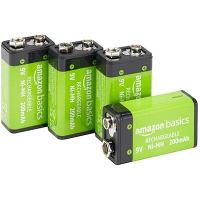 Amazon Basics 9V laddbara batterier - Batteri Amazon Basics 9V laddbara batterier - Batteri