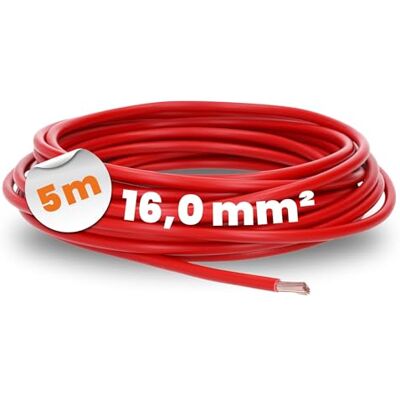 Lapp 5 meter 4520046 H07V-K 16,0 mm² röd I ledningsledning I flexibel kabel I PVC enkel laddare I tråd 16 mm 2 I ledningar Lapp 5 meter 4520046 H07V-K 16,0 mm² röd I ledningsledning I flexibel kabel I PVC enkel laddare I tråd 16 mm 2 I ledningar