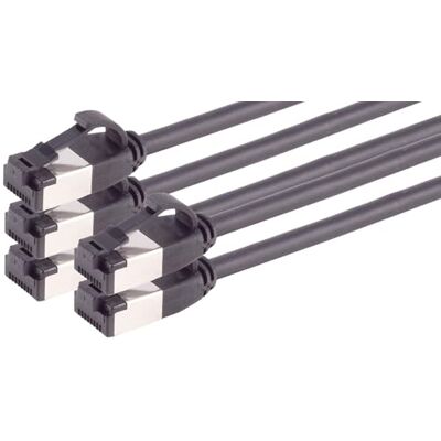 1aTTack.de 0,25 m Cat 8,1 Lan kabel nätverkskabel (10 stycken) Cat 8 Ethernet-kabel med RJ45-kontakt smal och tunn med 40 Gbps överföringshastighet svart 0,25 meter 1aTTack.de 0,25 m Cat 8,1 Lan kabel nätverkskabel (10 stycken) Cat 8 Ethernet-kabel med RJ45-kontakt smal och tunn med 40 Gbps överföringshastighet svart 0,25 meter