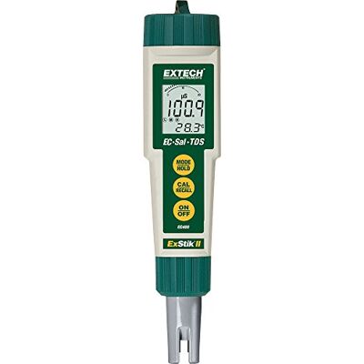Extech Ledningsförmåga/TDS-/salthaltsmätare, 1 st, EC400 Extech Ledningsförmåga/TDS-/salthaltsmätare, 1 st, EC400