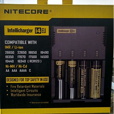 Nitecore Batteriladdare i4eu - Batteriladdare Nitecore Batteriladdare i4eu - Batteriladdare