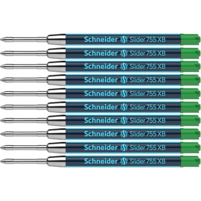 Schneider 755 kulspetspenna (dokumentäkta) Extra bred 10er Pack Grön Schneider 755 kulspetspenna (dokumentäkta) Extra bred 10er Pack Grön