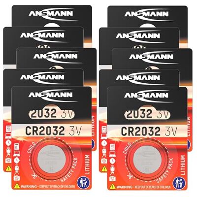 Ansmann CR2032 Litium knappcellsbatteri brun - Batterityp Ansmann CR2032 Litium knappcellsbatteri brun - Batterityp