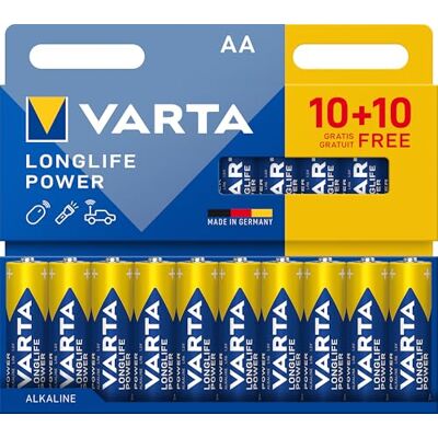 Varta 04906 121 790 - Hushållsbatteri - AA Alkali Varta 04906 121 790 - Hushållsbatteri - AA Alkali