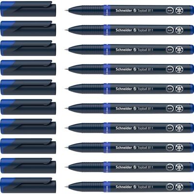Schneider Topball 811 bläckrullar (växelmina, 0,5 mm) 10-pack blå Schneider Topball 811 bläckrullar (växelmina, 0,5 mm) 10-pack blå