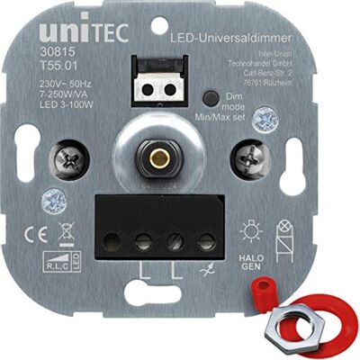 Unitec LED-dimmer - Fas- och segmentdimming - Tillförlitlig dimring Unitec LED-dimmer - Fas- och segmentdimming - Tillförlitlig dimring