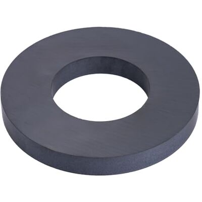 first4magnets Magnet Expert 102 mm O.D. x 51 mm I.D. x 15 mm tjock Y30BH ferritring magnet – 9 kg drag first4magnets Magnet Expert 102 mm O.D. x 51 mm I.D. x 15 mm tjock Y30BH ferritring magnet – 9 kg drag