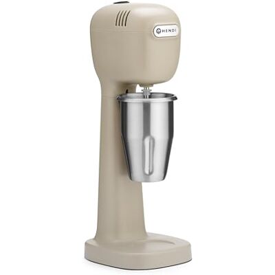 HENDI Professionell dryckesblandare, BPA-fri, lätt dryckesluftare, träffar, iskalla cappuccinos, 1 kopp och 4 omrörare ingår, 230 V/400 W, 170 x 196 x (H)490 mm, karamell HENDI Professionell dryckesblandare, BPA-fri, lätt dryckesluftare, träffar, iskalla cappuccinos, 1 kopp och 4 omrörare ingår, 230 V/400 W, 170 x 196 x (H)490 mm, karamell