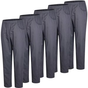 MISEMIYA 5-pack Unisex Sanitär Midja Elastisk Midja Sanitetsbyxor 5-8312, Grå, L MISEMIYA 5-pack Unisex Sanitär Midja Elastisk Midja Sanitetsbyxor 5-8312, Grå, L