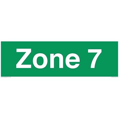 Viking Zon 7 skylt – 450 x 150 mm – L41 Viking Zon 7 skylt – 450 x 150 mm – L41