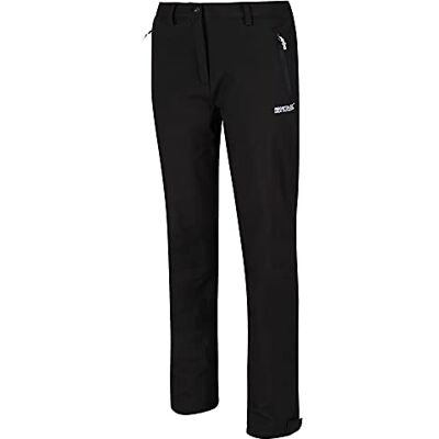 Regatta Damer Geo Softshell II Byxor Black Sht 18 Regatta Damer Geo Softshell II Byxor Black Sht 18