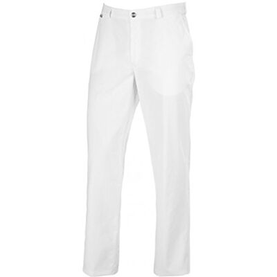 BP Med byxor 1368-686-21 herrbyxor blandväv med stretch 48% bomull, 48% polyester, 4% elastolefin Lång passform Storlek: 50 l Färg: vit BP Med byxor 1368-686-21 herrbyxor blandväv med stretch 48% bomull, 48% polyester, 4% elastolefin Lång passform Storlek: 50 l Färg: vit