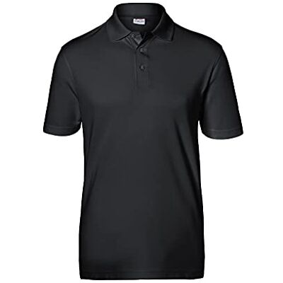 KÜBLER Workwear KÜBLER arbetskläder herr t-shirt golfskjorta, Svart, 6XL KÜBLER Workwear KÜBLER arbetskläder herr t-shirt golfskjorta, Svart, 6XL