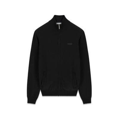 GUESS Men'sMAGNUS logo emblem dragkedja huvtröja svart A996 storlek XS längd N GUESS Men'sMAGNUS logo emblem dragkedja huvtröja svart A996 storlek XS längd N