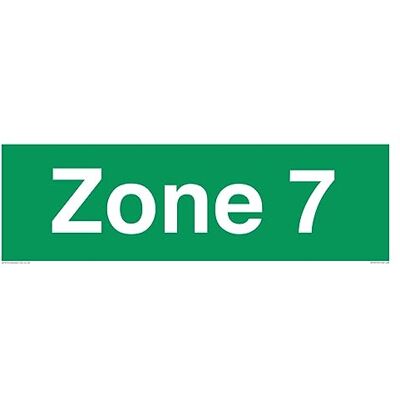Viking Zon 7 skylt – 600 x 200 mm – L62 Viking Zon 7 skylt – 600 x 200 mm – L62