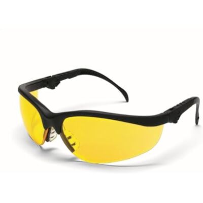MCR Safety MCR Säkerhetsglasögon, Klondike Plus, svart, gul lins arbetsskyddsglasögon, arbetsskydd/1 styck MCR Safety MCR Säkerhetsglasögon, Klondike Plus, svart, gul lins arbetsskyddsglasögon, arbetsskydd/1 styck