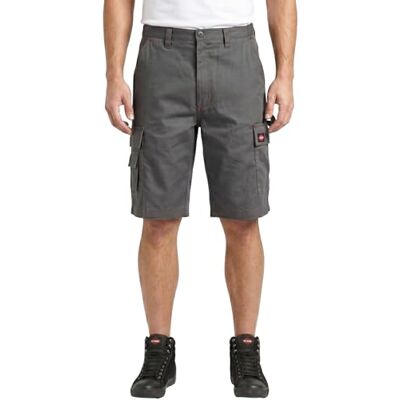 Lee Cooper Workwear LCSHO806 herr flera fickor arbetssäkerhetsbyxor lastshorts, 30W, Grå, 1 Lee Cooper Workwear LCSHO806 herr flera fickor arbetssäkerhetsbyxor lastshorts, 30W, Grå, 1