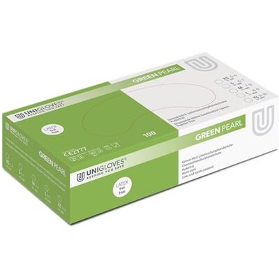 UNIGLOVES Lime Pearl Engångshandskar i nitril Slitstarka, Pulverfria och Latexfria Lämplig för sjukvård, mat och professionell användning 100-pack, lime, S (GP3502) UNIGLOVES Lime Pearl Engångshandskar i nitril Slitstarka, Pulverfria och Latexfria Lämplig för sjukvård, mat och professionell användning 100-pack, lime, S (GP3502)