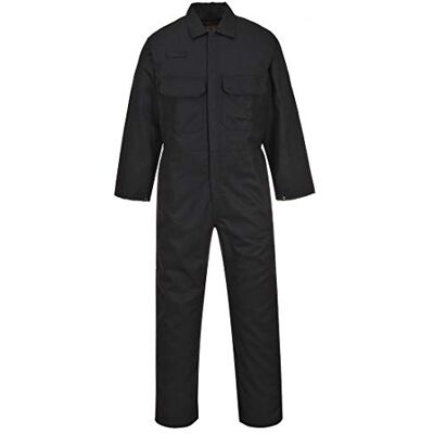 Portwest BIZ1 Bizweld Flamma Resistent Övergripande, Lång, Storlek XL, Svart Portwest BIZ1 Bizweld Flamma Resistent Övergripande, Lång, Storlek XL, Svart