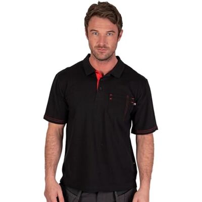 Lee Cooper Pikétröja för män, svart, XL Lee Cooper Pikétröja för män, svart, XL