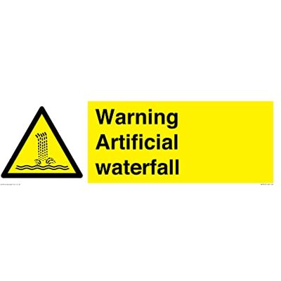 Viking Varning artificiell vattenfallsskylt – 600 x 200 mm – L62 Viking Varning artificiell vattenfallsskylt – 600 x 200 mm – L62