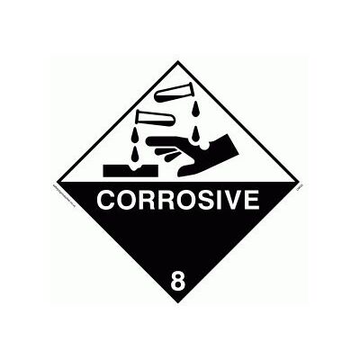Vikingskyltar LN626-S10-MG "Corrosive"-skylt, 1 mm flexibel magnetisk yta, 100 mm x 100 mm Vikingskyltar LN626-S10-MG "Corrosive"-skylt, 1 mm flexibel magnetisk yta, 100 mm x 100 mm