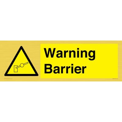 Viking Varningsbarriärskylt – 600 x 200 mm – L62 Viking Varningsbarriärskylt – 600 x 200 mm – L62