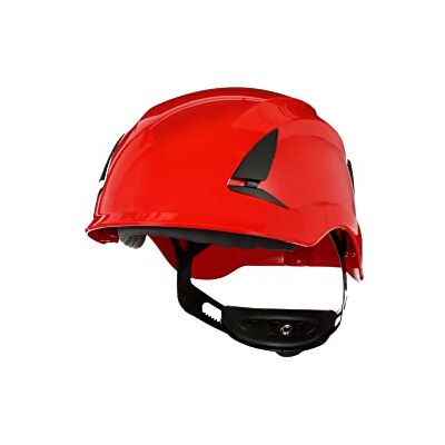 SecureFit 3M Skyddshjälm, X5505NVE-CE, ej ventilerad, röd, CE SecureFit 3M Skyddshjälm, X5505NVE-CE, ej ventilerad, röd, CE