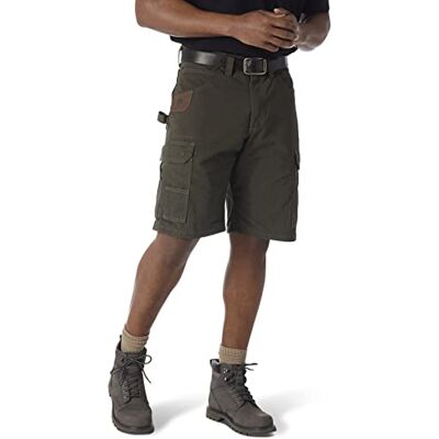 Wrangler RIGGS WORKWEAR by Men's Big & Tall Ripstop Ranger Short, Loden, 60 Wrangler RIGGS WORKWEAR by Men's Big & Tall Ripstop Ranger Short, Loden, 60